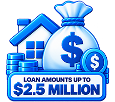 Loans Amounts up to $2.5 Million Icon