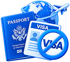 No U.S. Visa Required Icon