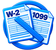 No W-2s or 1099s for Qualifying Income Icon