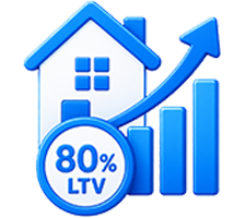 Up to 80% Purchase Loan-To-Value Icon